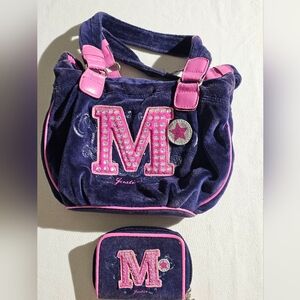 Justice Navy and Pink Kids Bag Set